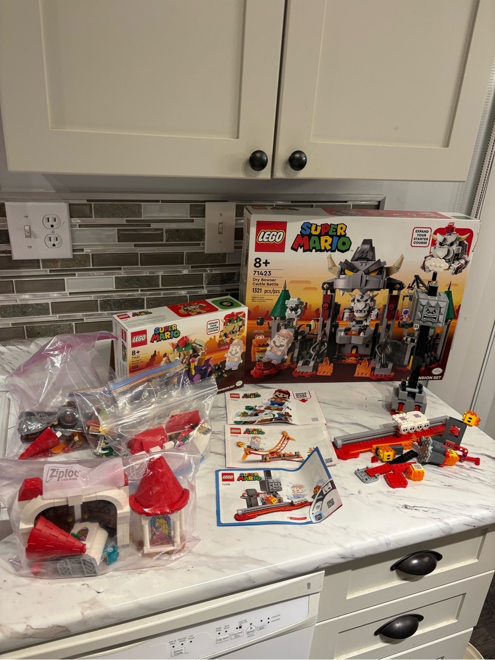 Lego Super Mario 71423 New Dry Bowser Castle Battle 71431 Bowsers Muscle car ect